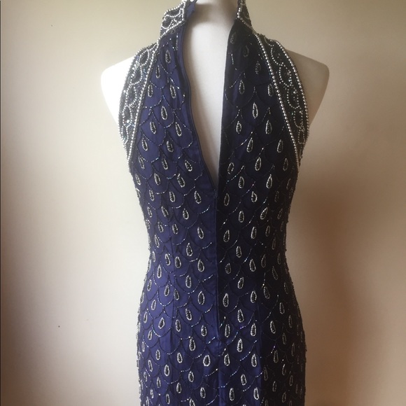 ❗️SOLD❗️Beaded Special Occasion Dress - Picture 5 of 8